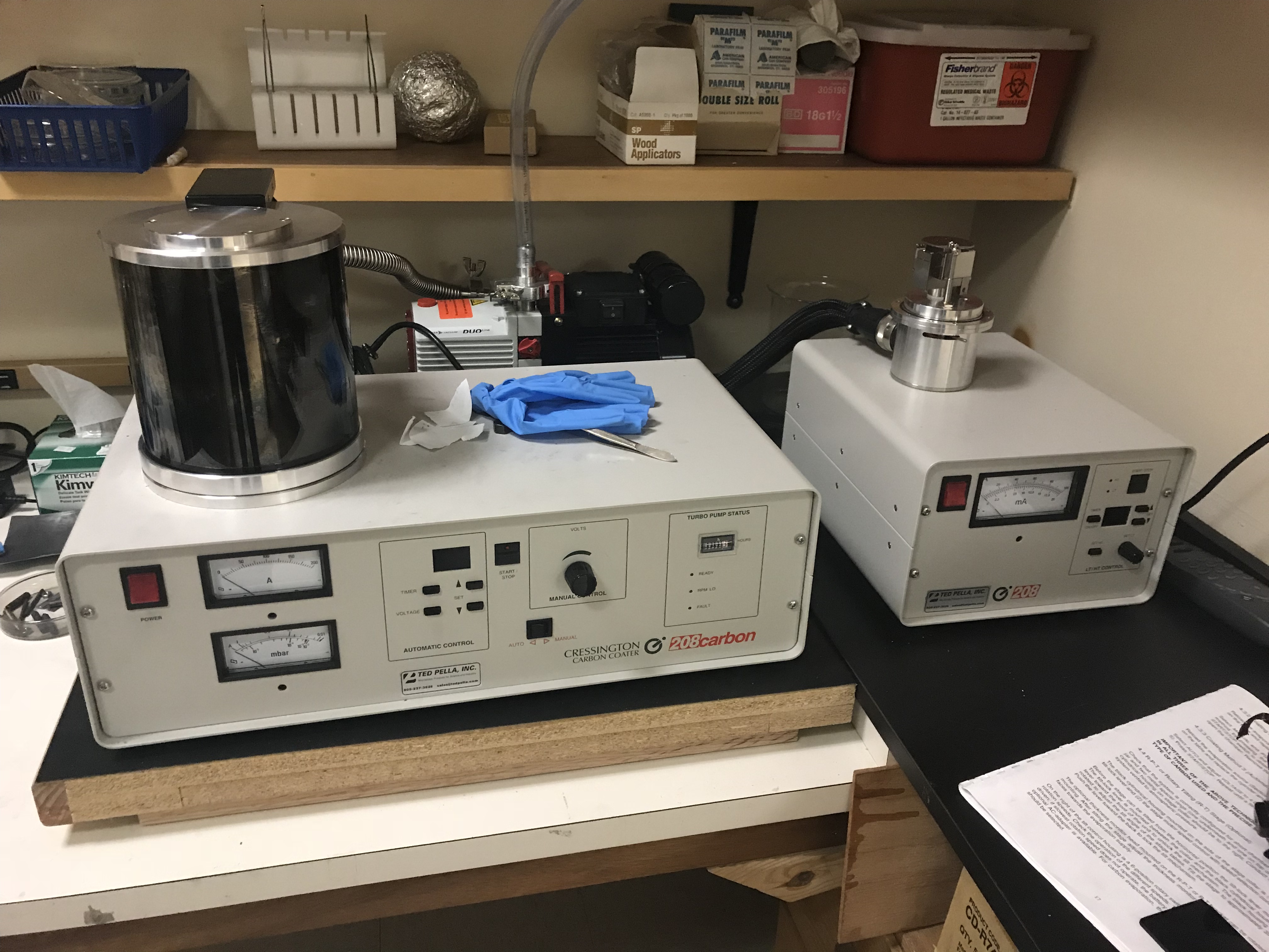 Cressington Carbon Coater pic 1